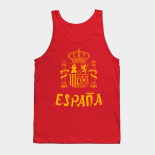 Spain football fans tshirt Tank Top